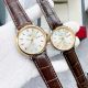 Replica Longines Blue Dial Two Tone Brown Leather Strap Couple Watch (7)_th.jpg